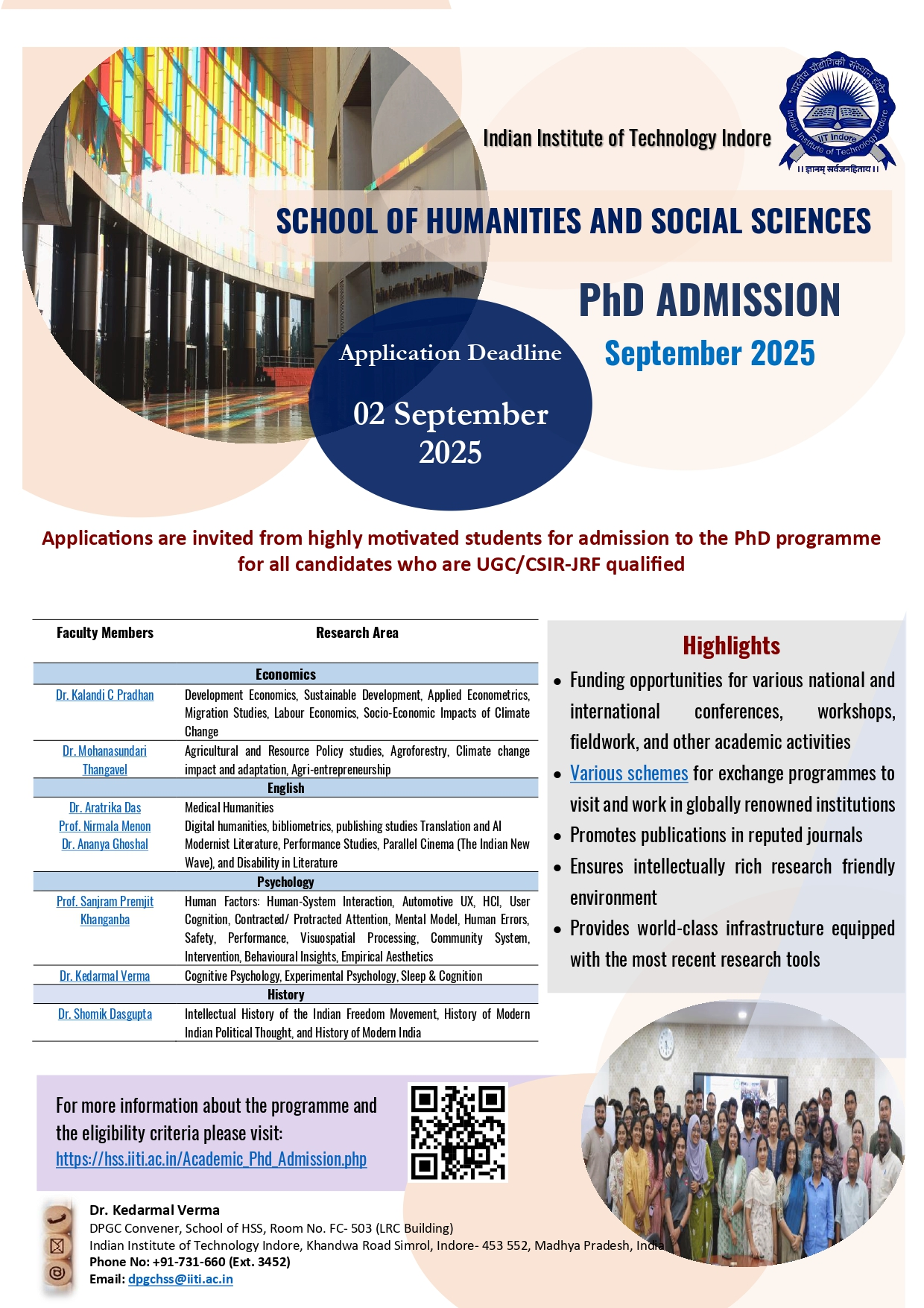 PhD Admission Sept'25
