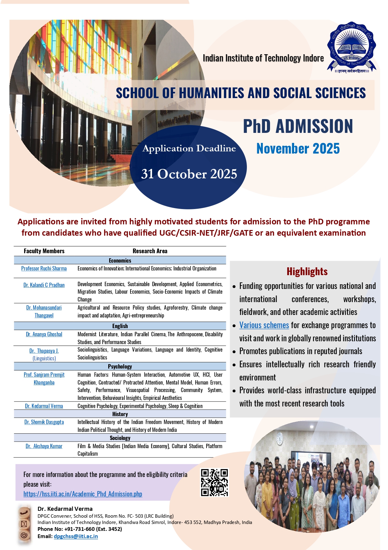 PhD Admission Nov'25